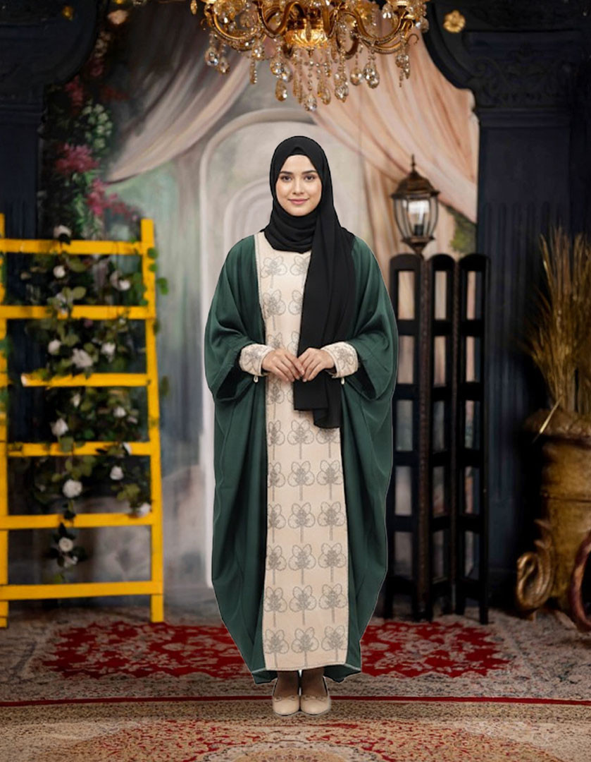 Jafran Pathor Pata  Abaya (M 15)