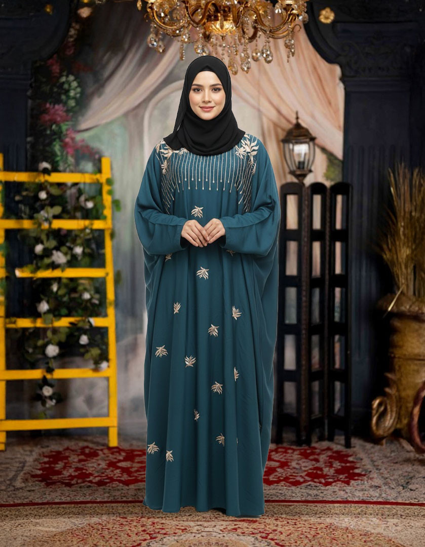 Jafran VIP Embroidery Abaya (RM 58)